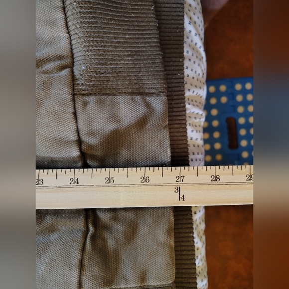 Levis Men's Large Sherpa Lined Canvas Work Chore Jacket Bomber - Picture 5 of 6